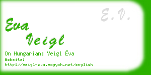 eva veigl business card